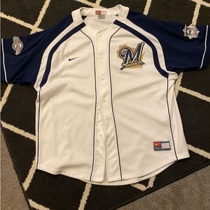 Nike MLB Milwaukee Brewers Baseball Jersey